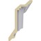 Ekena Millwork 8 1/2"H x 5"P x 9 7/8"F x 94 1/2"L, (5 7/8" Repeat), Nouveau Crown Moulding MLD08X05X09NO - alternate 2